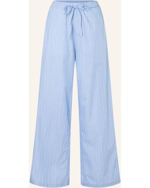 The.Nim Standard Hose WOMAN STRING PANTS COTTON - Blau