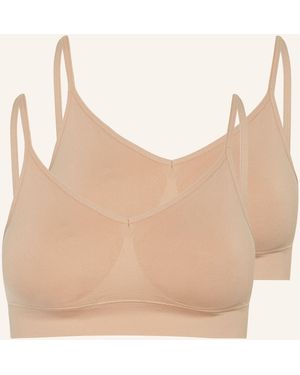 Jockey 2er-Pack Bustiers - Natur