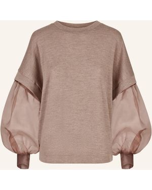 Helene Galwas Rundhalsausschnitt Pullover LEA - Natur