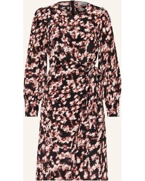 MSCH Copenhagen Kleid MSCHBELLAMAYA RHIAN in Wickeloptik - Weiß