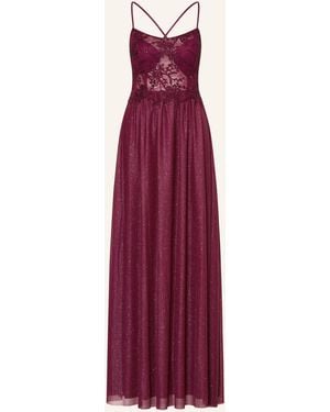SUDDENLY Princess Abendkleid mit Spitze und Glitzergarn - Lila