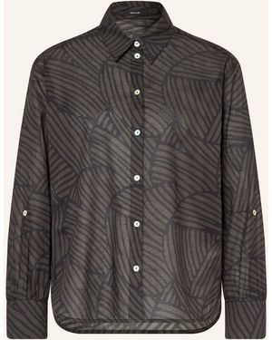 Opus Bluse FELORA BOTANICA - Schwarz