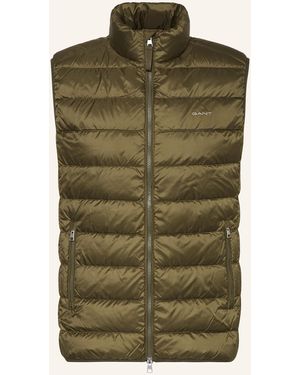 GANT Lightweight-Daunenweste - Grün