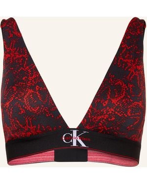 Calvin Klein Triangel-BH GRAPHIC MONOGRAM - Rot