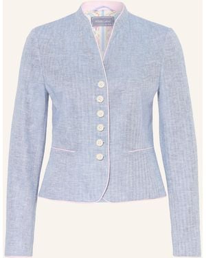 White Label Janker mit Leinen - Blau