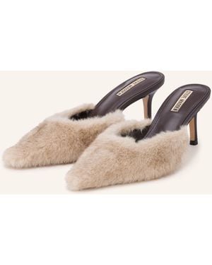 Steve Madden Mules ALEXI-F mit Kunstfell - Natur