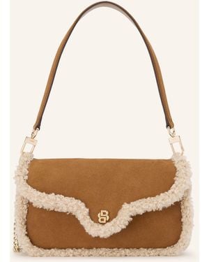 BOSS Handtasche BEYOND mit Teddyfell - Natur