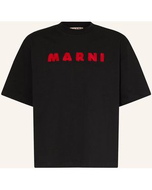 Marni T-Shirt LOGO - Schwarz