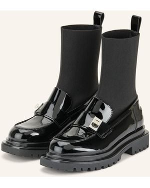 Marc Cain Lack-Boots - Schwarz