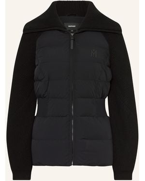 Mackage Steppjacke im Materialmix - Schwarz