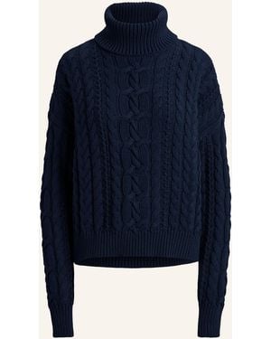 Ralph Lauren Rollkragenpullover - Blau