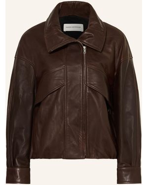 Nour Hammour Lederjacke ROLAND - Braun