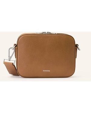 Sandro Saffiano-Umhängetasche - Natur