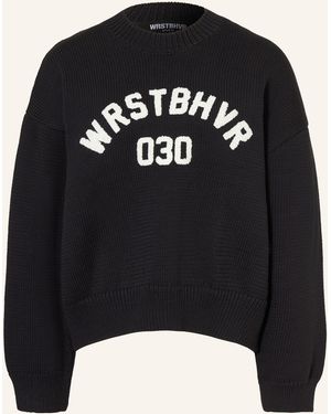 WRSTBHVR Oversized-Pullover LUNA - Schwarz