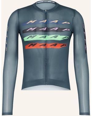 MAAP Radtrikot EVADE X PRO AIR LS JERSEY 3.0 - Blau