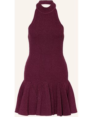 retroféte Cocktailkleid QUINN mit Glitzergarn - Lila
