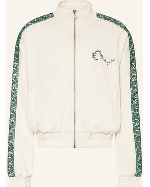 ROUGH Sweatjacke mit Lochspitze - Natur