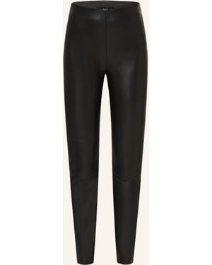 Ouí Leggings in Lederoptik - Schwarz
