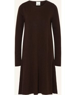 Allude Strickkleid mit Cashmere - Braun