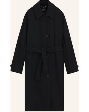 BOSS Mantel CANTONY Relaxed Fit - Schwarz