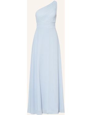 Apart One-Shoulder-Kleid mit Plissees - Weiß