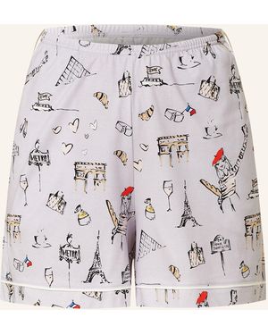Mey Schlafshorts Serie FRANCE SENSATION - Grau
