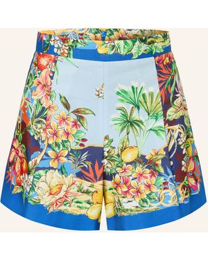 Maje Shorts mit Leinen - Blau