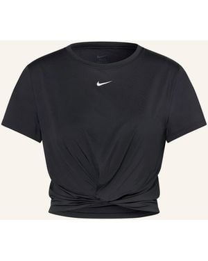 Nike Cropped-Shirt ONE CLASSIC TWIST - Blau