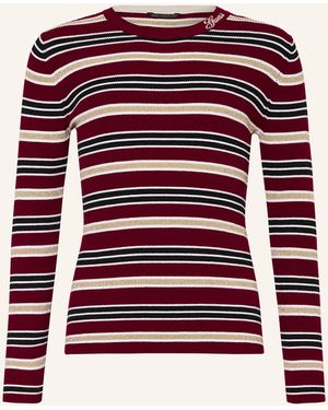 Guess Longsleeve mit Glitzergarn - Rot