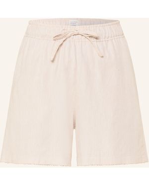 Schiesser Lounge-Shorts MIX+RELAX mit Leinen - Natur