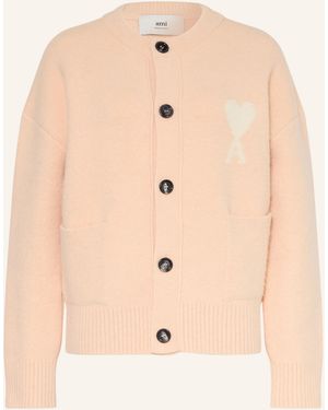 Ami Paris Strickjacke mit Alpaka - Natur