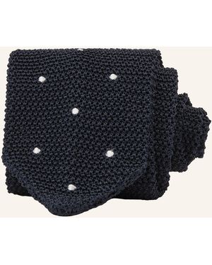 Reiss Strick-Krawatte PUNTO SPOT - Blau