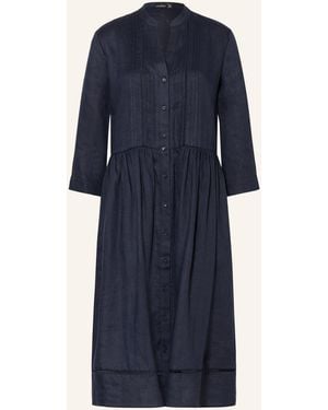 Van Laack Leinenkleid VL-KAIMI-E mit 3/4-Arm - Blau
