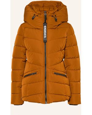 Khujo Steppjacke HERSCH mit herausnehmbarer Blende und Kapuze - Orange