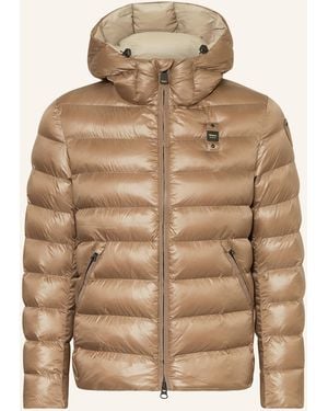 Blauer Steppjacke ADAMS mit DUPONTTM SORONA®-Isolierung - Natur