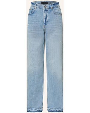 EightyFive Destroyed Jeans Straight Fit - Blau