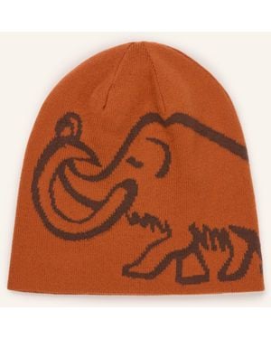 Mammut Mütze zum Wenden - Braun
