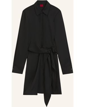 HUGO Dress KILANDA Regular Fit - Schwarz