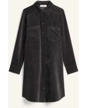 Marc O' Polo Samtkleid - Schwarz