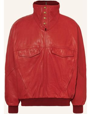 Isabel Marant Schlupfjacke CILIAN aus Leder - Rot