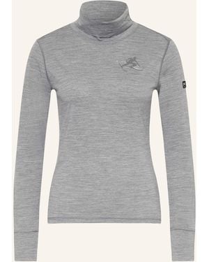 Super.natural Pullover TONI LIGHT ROLL NECK - Grau