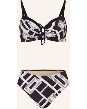 Charmline Bügel-Bikini GRAPHIC FRAME - Schwarz
