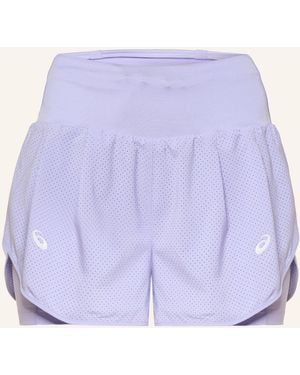 Asics 2-in-1-Laufshorts ROAD - Lila