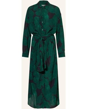 Essentiel Antwerp Hemdblusenkleid KAMILA - Grün