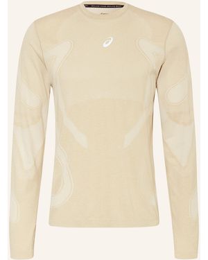Asics Laufshirt ROAD SEAMLESS LS - Natur
