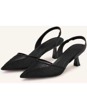Riani Slingpumps mit Schmucksteinen - Schwarz