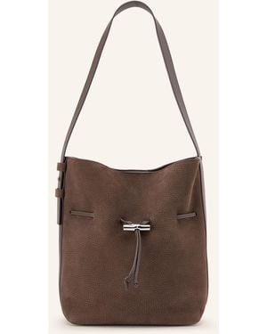 Longchamp Beuteltasche LE ROSEAU MEDIUM - Braun