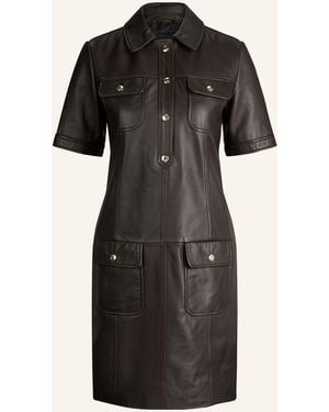 Joop! Lederkleid - Schwarz