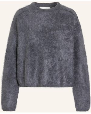 Soft Goat Cashmere-Pullover - Blau
