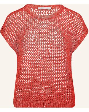 BETTY&CO Strickpullunder mit Effektgarn - Rot